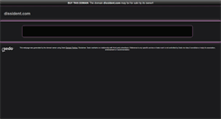 Desktop Screenshot of dissident.com